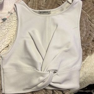 Athletic crop top size S